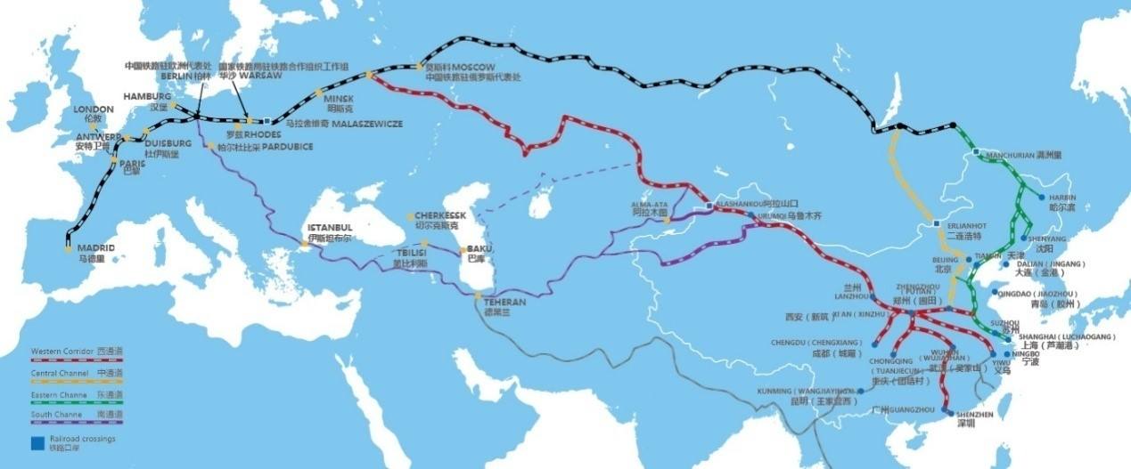福建厦门中欧铁路双清包税专线UPS派送到门速度是海运的4-5